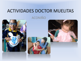 ACTIVIDADES DOCTOR MUELITAS