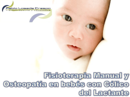 Fisioterapia Manual y Osteopatía en bebés con Cólico del Lactante