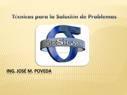 Seis-Sigma(SS) - Ing. José Manuel Poveda