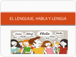 el lenguaje, habla y lengua - Blog Desarrollo Empresarial UNEFM