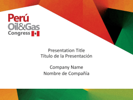 Company Name Nombre de Compañía