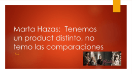 Marta Hazas: Tenemos un product distinto, no temo las