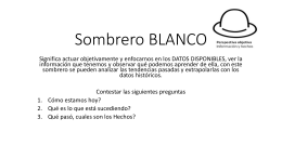 Sombrero BLANCO - Transportes Pitic
