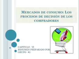 CAPITULO VI Mercados de consumo
