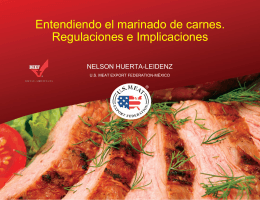 Nelson Huerta: “Entendiendo el marinado de carnes