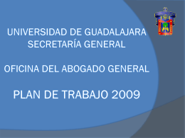 Abogado General - Universidad de Guadalajara
