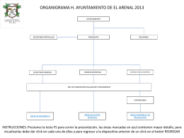 d) ORGANIGRAMA EL ARENAL 2014