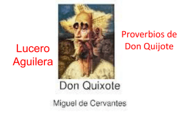 Proverbios de Don Quijote