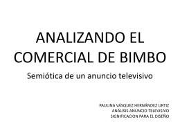 Análisis Anuncio Bimbo
