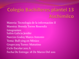 Colegio Bachilleres plantel 13 xochimilco
