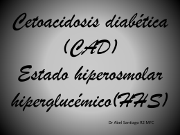 cetoacidosis diabética (CAD) y el estado