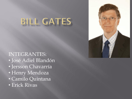 ¿Quién es Bill Gates?