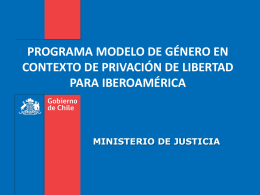 Slide 1 - Ministerio de Justicia