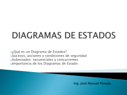 DIAGRAMAS DE ESTADOS - Ing. José Manuel Poveda