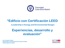 Presentación edificio 18. - Universidad Carlos III de Madrid
