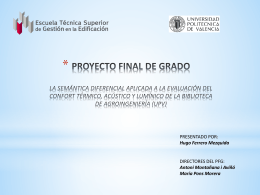 resultados y discusión - RiuNet - Universidad Politécnica de Valencia