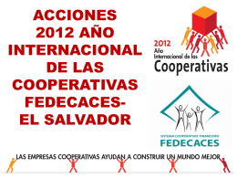 Ver presentación - Alianza Cooperativa Internacional en las Américas