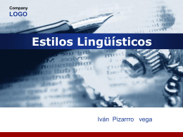 Company LOGO Estilos Lingüísticos