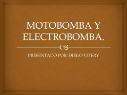 Moto Bombas y Electro Bombas