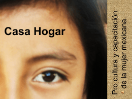 Casa Hogar Procultura de la mujer mexicana