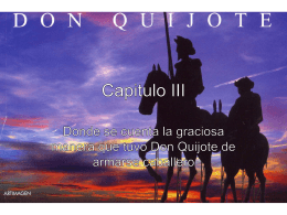 don quijote capitulo iii