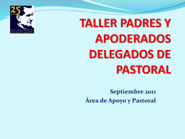 TALLER PADRES Y APODERADOS