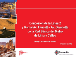 Concesión de la Línea 2 y Ramal Av. Faucett
