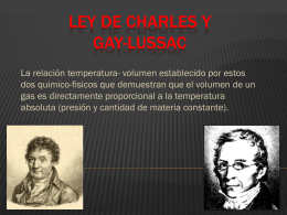 Ley de Charles y Gay