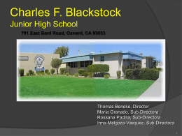 Charles F. Blackstock Junior High School