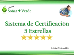 Sistema de Certificacion 5 Estrellas (Rev. 2014-02