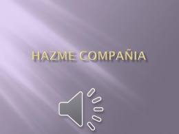 HAZME COMPAÑIA - WordPress.com