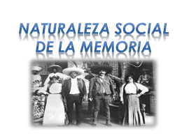 Naturaleza social de la memoria