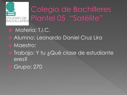 Colegio de Bachilleres Plantel 05 *Satélite* - cleonardo