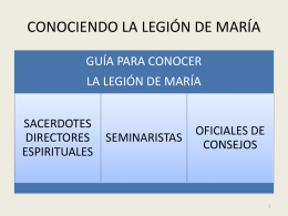 Diapositiva 1 - Legión de María