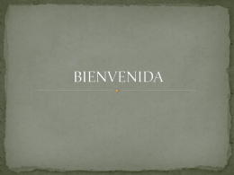 BIENVENIDA - WordPress.com