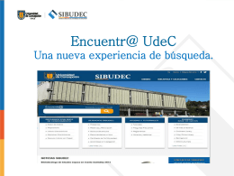 Ayuda - Bibliotecas UdeC