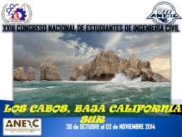 Propuesta XXIII CONEIC 14 Los Cabos BCS
