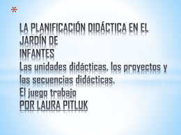 La Planificacion didactica en el jardin de los Infantes – Laura Pitluk.