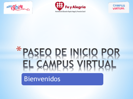 PASEO POR EL CAMPUS VIRTUAL - Aula Virtual