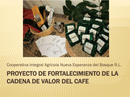 Fortalecimiento De La Cadena De Valor Del Cafe