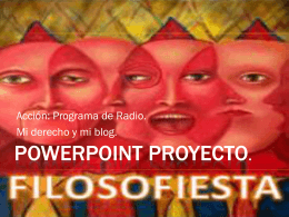 PowerPoint Proyecto - ¡Que Fácil Es Opinar!
