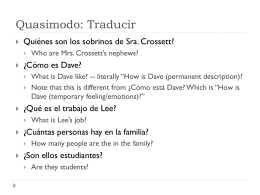 Quasimodo: Traducir