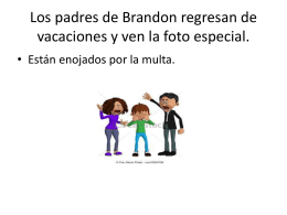 Los padres de Brandon regresaron y recibieron la foto especial.