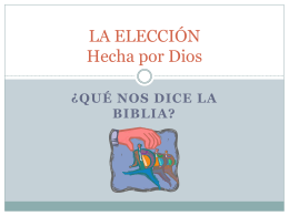 7. la elección - Iglesia Cristiana La Serena