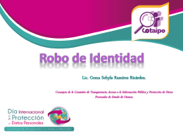robo_identidad2014 - Instituto de Acceso a la Información