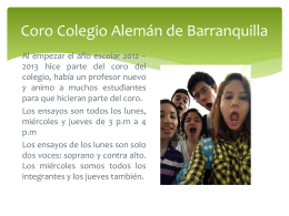 Coro Colegio Alemán de Barranquilla
