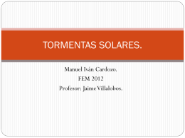 TORMENTAS SOLARES.