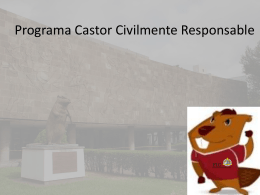 Castor Civilmente Responsable - Facultad de Ingeniería Civil