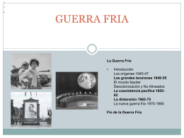 GUERRA FRIA - WordPress.com