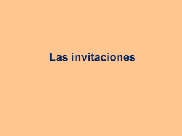 Invitaciones - LaComunicacionEscrita